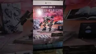 UNBOXING ARMORED CORE 6 #playstation #playstationgamer #ps5  #armoredcore #armoredcore6 #soulslike
