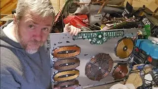 scrapping out an induction hob/stove/cooker. copper/aluminium reposted with better volume this time