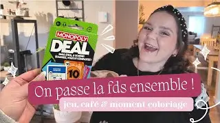 VLOG #741 : Une autre fin de semaine avec moi - nouveau jeu, café du moment & coloriage! ❤️