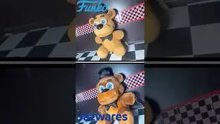 Freddy fazbear funko and jazwares￼ plushies comparison