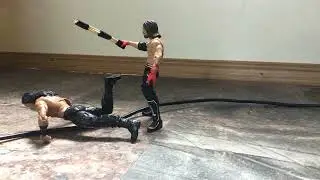 Kendo stick in the back