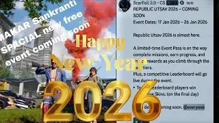 SCARFALL NEW EVENT COMING SOON MAKAR SANKRANTI SPACIAL 
