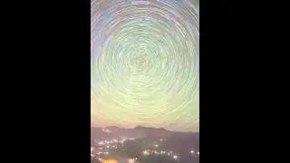 Star Trail cum Time Lapse !