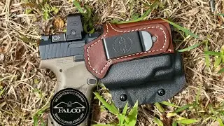 TalonGuard Light Bearing Hybrid IWB Holster   Half leather design | Falco Holsters