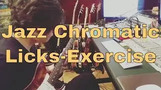 Jazz Guitar Licks - C Major mode chromatic exercises | Kit Tang