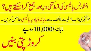 GRACE PERIOD OF INSURANCE PREMIUM INSTALLMENTS AND ENDOWMENT POLICY DETAIL STATE LIFE