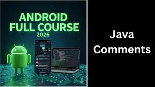 (16) Comments in Java Explained | Single Line & Multi Line | Complete Android Course