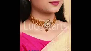 Elite Elegant Jewellery Sets|Base Metal Alloy|Gold Plated|Crystals Stone|Necklace Earrings Maangtika