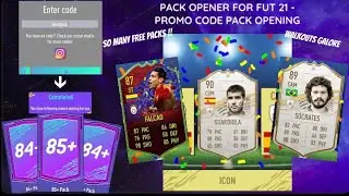 How To Get TONS OF FREE PACKS On Pack Opener for fut 21 || Promo code pack opening || Pack opener 21