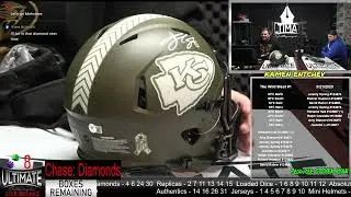 Travis Kelce Authentic  Salute to Service Helmet - 03/21/2023 4 P.M. Live Breaks