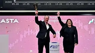 B&ouml;rsengang am 30.1.26: ASTA Energy Solutions AG l&auml;utet Glocke auf dem Parkett der Deutschen B&ouml;rse