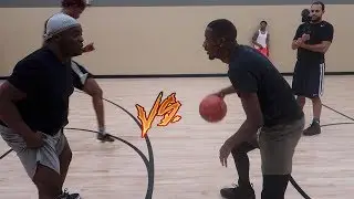 1 V 1 BASKETBALL vs TY THE GUY * he spotted me 7 points and THIS HAPPENED