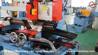 STM CNC automatic tube cutting machine, circular sawing, cutting pipes in a bundle