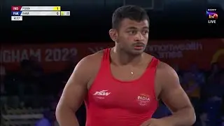 Gold for Deepak Punia🥇 men's freestyle 86 kg || India Vs Pakistan || Birmingham Commonwealth 2022