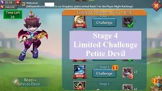 lords mobile Petite Devil Stage 4 | Limited Challenge Trick vs Trick Stage 4 | Beatrix stage 4