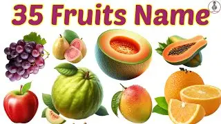 Fruits Name | फलों के नाम | Fruits name in Hindi and English with pictures #fruitsname 