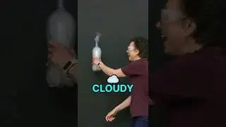 Create a cloud in a bottle! ☁️🍼 #shorts  #drtatiana #science