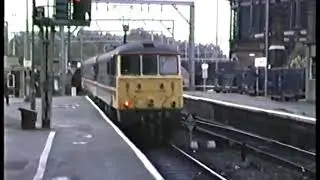 British Rail-Class 86 & 87 on Midland Main Line 1991
