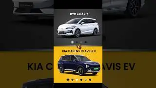 kia clavis ev vs Byd emax 7 #carcomparison #byd #clavis #carens #automotive