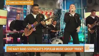 The Navy Band Southeast's Popular Music Group 'Pride' performs on Jax Jams