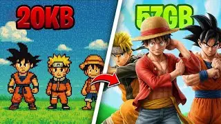 I PLAYED 20KB VS 57GB ANIME GAMES 