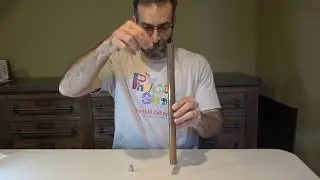 Lecture Demonstration: Magnet Dropped Down Copper Pipe