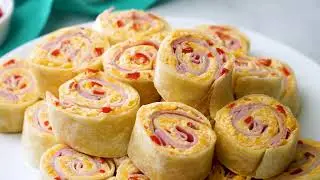 Ham and Pimento Cheese Pinwheels