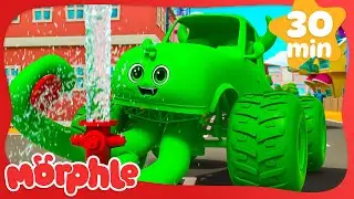Monster Truck Madness | Morphle | Cars, Trucks & Vehicles Cartoon | Moonbug Kids