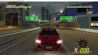 Shutokou Battle X (首都高バトルＸ) XBOX 360 Night Gameplay VS BOSS SNAKE EYES First Ending