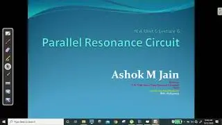 Network Analysis | Parallel Resonance Circuit | Unit 6-6