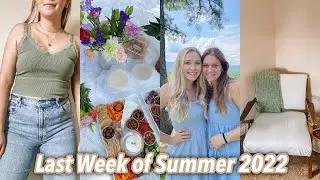 LAST WEEK OF SUMMER VLOG 2022//chat about burnout, Target haul, dinner recipe