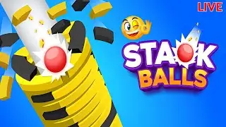 🔴 Fastest Stack Ball Gameplay Ever 😱 LIVE #shortslive #stackball