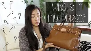 What's in My Bag (Michael Kors Mini Hamilton) | sarahhtranTV