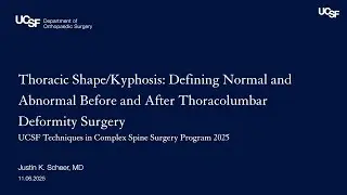Thoracic Shape Kyphosis:  Defining Normal and Abnormal Before and After Thoracolumbar Deformity