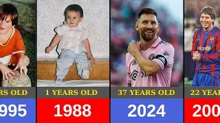 Lionel Messi- Transformation From 1 to 37 Years Old