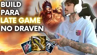 A BUILD QUE FAZ O DRAVEN BRILHAR NO LATE GAME! 💀🔥 #leagueoflegends  #leagueoflegendsbrasil #draven