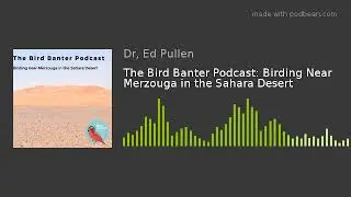 The Bird Banter Podcast: Birding Near Merzouga in the Sahara Desert