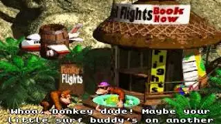 Donkey Kong Country (SNES) (World 4)(Funky's Flights)