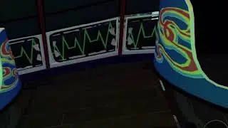 Walking the platforms on Percival’s Waltzer at a Fun Fair in Roblox