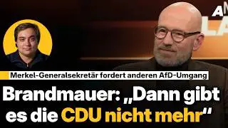 Ex-CDU-Generalsekret&auml;r rechnet mit Brandmauer ab | Newsroom