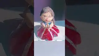 new doll making with Diya 👌🪆#shorts