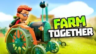 CREATE A RANCH WITH FRIENDS! Farm Together Gameplay - Farmville Type Game