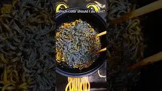 УРОВЕНЬ 4😱 Рамен с серебряными блестками 🍜 #рамен #новинка #рамен #исследуйте #foodtok #shortsfee...