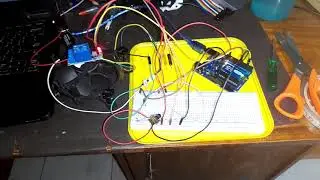Arduino Temperature Controlled Fan, LM35 Sensor & Relay Module Project #Arduino #ArduinoProjects