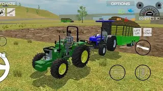 Newholland 3630 fass gya jhondeere 4x4 5075 naal Bhar kdhyea without show jhondeere dekho power wmk