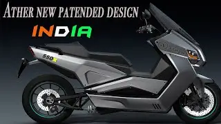 Ather New Patent Design | Ather New Maxi Scooter | EV NEWS HINDI 2021