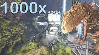 Raiding On Ark But Its a 1000x FIbercraft! This Happens...