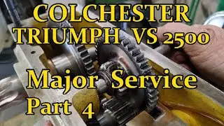COLCHESTER TRIUMPH  VS 2500  SERVICE & REPAIRS .  Part 4