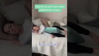 After abdominal surgery including c section and laparoscopic procedures use this log roll method whi