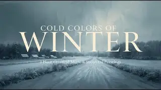 Cold Colors of Winter | 1 Hour Classical Music & Snowy Oil Paintings